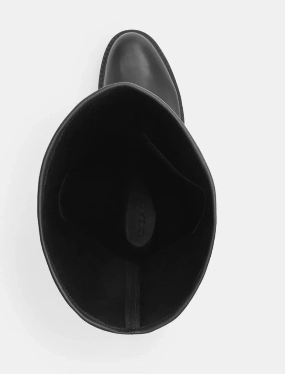 Coach Boots Lisa Over-The-Knee in Black Leather